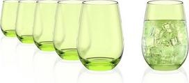 "Stölzle Lausitz Elements" puodelis, 465 ml, 6 stiklinių rinkinys, galima plauti indaplovėje, spalvingas, aukštos kokybės geriamasis puodelis