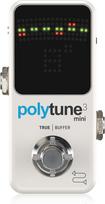 "TC Electronic Polytune 3" mažas polifoninis derintuvas su keliais derinimo režimais ir integruotu "Bonafide" buferiu