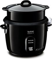 "Tefal New Classic RK1038 Ryžių virimo aparatas Automatinės programos Šildymo funkcija 5 l talpa Virimo garuose funkcija Metalinė juoda