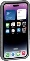 "Topeak RideCase" 15800642 Gumos, stiklo pluošto ir kompozito juodos / pilkos spalvos mobiliojo telefono dėklas "iPhone 14 Pro" su laikikliu, dydis 15,4 x 7,9 x 15