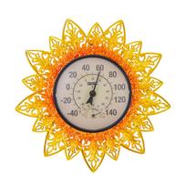 Unikalus saulės formos lauko termometras, atsparus vandeniui sieninis temperatūros matuoklis, matavimas, nereikalaujantis baterijos, namų dekoravimas
