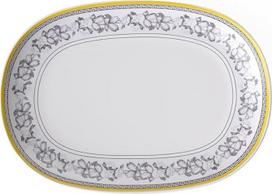 "Villeroy & Boch Audun Farm" marinuotų agurkų indas, aukščiausios kokybės porcelianas, baltas/pilkas