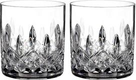 "Waterford Crystal Tumbler" taurės - "Lismore Wiskey Connoisseur" stačiakampė taurė (2 vnt.)