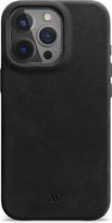 "Wiiuka" dėklas "iPhone 16 Pro Max", odinis iš Vokietijos, itin plonas odinis dėklas, aukščiausios kokybės mobiliojo telefono dėklas, Qi, senovinis juodas