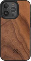 "Woodcessories" - Magnetinis korpusas su magnetu "iPhone 15 Pro", suderinamas su "MagSafe", korpusas su magnetu, pagamintas iš medžio, graikinis riešutas