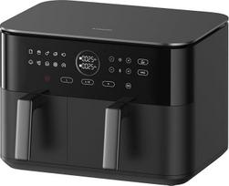 "Xiaomi" dviejų zonų oro kepsninė 10 l, 2 skyriai - 3,5 l ir 6,5 l, 230 °C, SYNC funkcija, 9 režimai, 2700 W, mažai riebalų, jutiklinis valdymas, galima plauti indaplovėje, juoda
