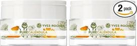 "Yves Rocher Pure Calendula" atgaivinantis veido kremas dienai ir nakčiai - regeneruoja, lygina raukšles ir suteikia odai švelnumo - veganiška formulė - 50 ml (2 vnt.)