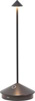 "Zafferano", "Pina" lempa, įkraunama ir belaidė stalinė lempa su jutikliniu valdymu, tinkama naudoti viduje ir lauke, reguliatorius, 2200-3000 K, aukštis 29 cm, titano spalva