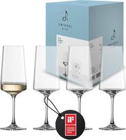 "Zwiesel Glas Echo" šampano taurės (4 vnt.), modernios šampano taurės su mušamuoju antgaliu, pagamintos Vokietijoje, saugios plauti indaplovėje, pagamintos iš Tritano kristalo taurių (gaminio Nr. 123382)
