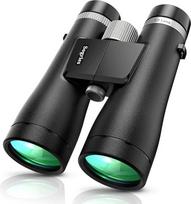 12x50 ED žiūronai suaugusiesiems - profesionalūs stoginės prizmės žiūronai, HD optika, neslystanti rankena, IPX7 atsparumas vandeniui, aukštos kokybės BAK4 prizmė, SMC objektyvas, idealiai tinka paukščių stebėjimui ir kelionėms