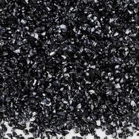 20 g susmulkintos stiklo drožlės, 1-2 mm netaisyklingos blizgučių stiklo drožlės, blizgusis stiklo žvyras, stiklo karoliukai amatams, skirti nagų dailės dirbiniams, "pasidaryk pats" vazai, epoksidinės dervos papuošalų gamybai, namų dekoravimui, juodos spa