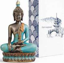 25DOL Budos statulos namams 33 cm Budos statula (nušvitimo akimirka) Kolekcionavimo reikmenys ir figūrėlės Meditacijos dekoracijos Jogos zen dekoro induistų Rytų Azijos dekoracijos