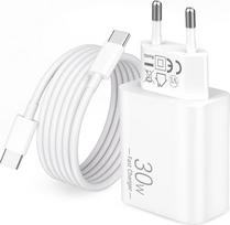 30 W USB C įkroviklio įkrovimo laidas, skirtas "iPad Pro/Air 13/11/12.9", "iPad 10/11/A16 Gen", "iPhone 17e/17/Air/16/16e/15 Pro Max", maitinimo šaltinio kištukinis greitojo įkroviklio adapteris su 2 m USBC greitojo įkrovimo laidu