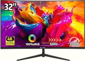 32 colių 4K UHD monitorius (3840 x 2160), VA, 60 Hz atnaujinimo dažnis, 100 % sRGB, "AMD FreeSync", 178° žiūrėjimo kampas, HDMI / DisplayPort, suderinamas su VESA 100 x 100 mm laikikliu, reguliuojamas pakreipimas