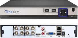 8CH 5M-N/1080N Full High Definition Hybrid for AHD/TVI/CVI/Analog/IP DVR H.265 CCTV Video Recorder P2P Remote Monitoring Telefono stebėjimas namų apsaugos stebėjimo sistemos kamera