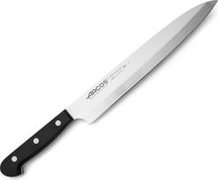 Arcos Serie Universal - Messer Yanagiba Asiatisches Messer - Klinge Nitrum Edelstahl 240 mm - HandGriff Polyoxymethylen (POM) Farbe Schwarz