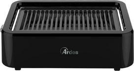 ARDES - ARGRILL01 Nedūminis elektrinis grilis AMO, BBQ, nedūminis, su infraraudonųjų spindulių kaitinimu, 1100 W, nešiojamas elektrinis balkono grilis, skirtas naudoti patalpoje arba lauke, su nuimama grotelėmis