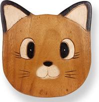 Art Craft KH001 Dažyta ir raižyta vaikiška taburetė Medinė kėdutė 27 cm aukščio