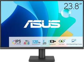 ASUS Business VA249QG - 24 colių "Full HD" monitorius - be rėmelių, be mirgėjimo, mėlynos šviesos filtras, adaptyvioji sinchronizacija - 120 Hz, 1 ms MPRT, 16:9 IPS skydelis, 1920x1080 - "DisplayPort", HDMI, D-Sub, garsiakalbis