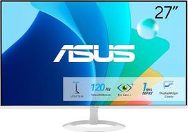 ASUS Eye Care VZ279HG-W - 27 colių "Full HD" monitorius - plonas dizainas, be rėmelio, mėlynos šviesos filtras, adaptyvioji sinchronizacija - 120 Hz, 1 ms MPRT, "Vesa 75x75", 16:9 IPS skydelis, 1920x1080 - HDMI, VGA, baltas