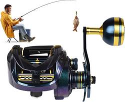 Baitcaster-Rollen zum Angeln, High-Speed-Baitcast-Angelrolle, Anti-Erosion-Baitcaster-Rolle für Süßwasser, glatte Baitcast-Angelrolle, 7,2:1 Baitcast-Rolle, Baitcast-Rolle mit 8 kg
