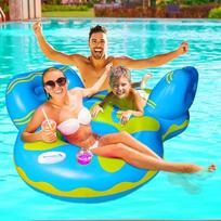 Baseinas Lounger plūdė, Hamakas pripučiami plaustai, oro sofa plūduriuojanti kėdė lova, Drifter baseinas paplūdimys plūdė vaikams suaugusiųjų pripučiama plaukti plūdė