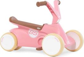 BERG GO2 2-in-1 Slide Car Retro Pink Vaikiškas dviratukas nuo 1 metų | Vaikiškas automobilis su atlenkiamais pedalais | Vaikiškas automobilinis žaislas nuo 10 mėnesių