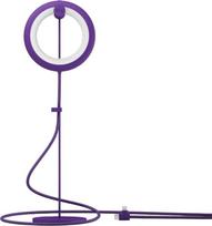BILY LED šviestuvas Lila - USB šviestuvas, itin lengvas ir tragiškas, 3 apšvietimo elementai, lankstus šviestuvas, skirtas mokymuisi, kelionėms ir išvykoms