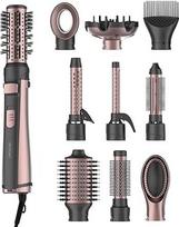 Cecotec Heißluftbürste CeramicCare 10in1 AirBrush Gyro. 1100 W, Jonen Föhn Mit Diffusor, Rotations-Aufsätze, Keramik-Beschichtung, 10 Köpfe, 3 Stufen Für Schnelles Styling Mit Glanz Und Volumen