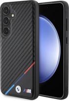 CG MOBILE BMW BMHMS24S23PUDTK kietasis dėklas S24 S921 Black Carbon Tricolour Line