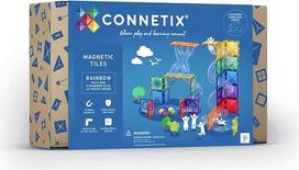 CONNETIX Magnetiniai konstruktoriai Rainbow Ball Run 66 vnt.