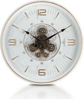 Didelis sieninis laikrodis su judančiais krumpliaračiais - 50 cm Vintage Retro Steampunk laikrodis pramoniniu stiliumi - dekoratyvinis sieninis laikrodis svetainei, biurui, židiniui ar sodybos apdailai