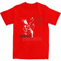 Famous Poet Poet Author Charles Bukowski T Shirt Summer Awesome T-Shirts Cotton Hip Hop Tee Shirt For Men Short-Sleeved Tees S