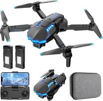Dronas su 1080P kamera vaikams, bešepetėlinis RC kvadrokopteris su bešepetėliniu varikliu pradedantiesiems, paleidžiamas vienu mygtuku / 36 minučių skrydžio laikas / aukščio išlaikymas, žaislai ir dovanos berniukams ir mergaitėms (pilka)