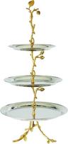 Elegance 70033 "Golden Vine" kaltas 3 pakopų servizas, aukso spalvos