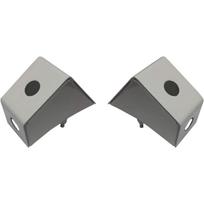 APSMOTIV 2x Mudguard Side Butler Light Bracket Fender Intermediate Piece Suitable for Massey Ferguson Case IHC Nuffield Tractors (White)
