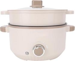 Elektrinis puodas "Multicooker", elektrinė "Ramen" viryklė su garų krepšeliu makaronams su daržovėmis (ES kištukas 220 V 60 Hz)