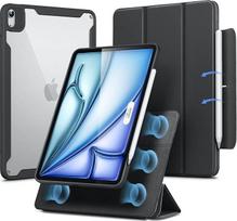 ESR magnetinis dėklas "iPad Air" 11 colių M4/M3/M2 (2026/2025/2024), "iPad Air" 5/4 kartos dėklas, 10,9 colio rašiklio laikiklis, nuimamas magnetinis dangtelis, vertikalus stovas "Rebound 360 Series", juodas