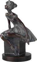 Grace4Joy Balerina Figūrėlės - Balerina Statulos dervos bronzos apdaila Skulptūra Derliaus namų dekoras Rankomis tapytos baleto mergaitė figūrėlė šokėjui