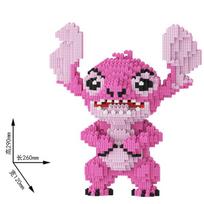 33CM Stitch Statybiniai blokeliai - Geriausias „pasidaryk pats“ statybos žaislas vaikams ir suaugusiems, mėgstantiems iššūkius, „pasidaryk pats“ dėlionės statybiniai blokeliai