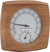 HEEPDD Saunos termometras ir higrometras Cedar Wood 2 in 1 Garinės pirties matuoklis Rankų darbo