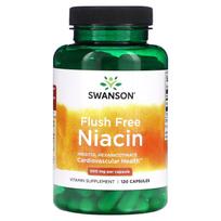 Swanson, Flush-Free Niacin, 500 mg, 120 Capsules