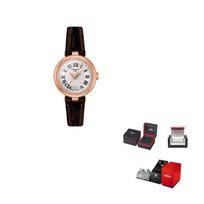 TISSOT Little Beauty Collection Quartz Movement Women's Watch 26mm Silver Dial Leather Strap T126.010.36.013.00 Regular Watch Box