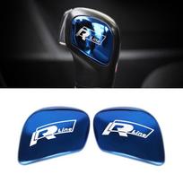 VOLKSWAGEN VW Automobilio Pavarų Perjungimo Rankenėlės Dangtelio Apdailos Lipdukas Volkswagen VW Golf Polo Tiguan Passat Touareg Magotan T
