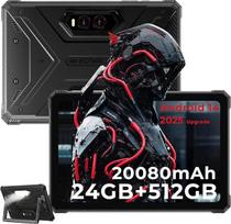 HOTWAV R9 Plus lauko planšetinis kompiuteris "Android 14", 11 colių 2K FHD+ atsparus planšetinis kompiuteris, aštuonių branduolių 24GB+512GB+2TB TF planšetinis kompiuteris, atsparus vandeniui, 20080mAh 20W greitasis įkrovimas, 64MP+16MP/IP68/IP69K/Dual SI