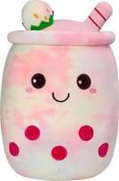 HXPLN Burbulinė arbata pliušinė pagalvė 50 cm milžiniška Boba pliušinė miela Kawaii Boba arbata pliušinė pliušinė įdaryti žaislai mergaitėms berniukams minkštas žaislas kūrybinė dovana vaikams suaugusiems (spalvinga)