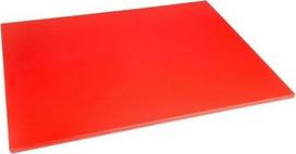 Hygiplas Schneidebrett in rot - geringe Dichte - 10 x 600 x 450 mm