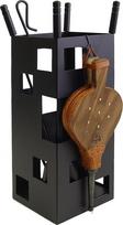 Imex El Zorro 10042 - Kvadratinio židinio rinkinys su įrankiais (nerūdijantis plienas, 50 x 20 x 20 cm), juodas