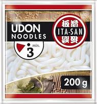 ITA-SAN Udon makaronai, su prieskoniais, greitai ir lengvai paruošiami, halal, vegetariški, 1 x 200g