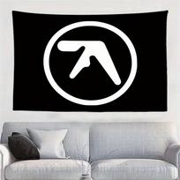 1pc Aphex Twin Minimalist Tapestry 2D Polyester Wall Hanging for Bedroom  Living Room Black  White Aesthetic Decor Unique G 74x94cm(29x37in)
